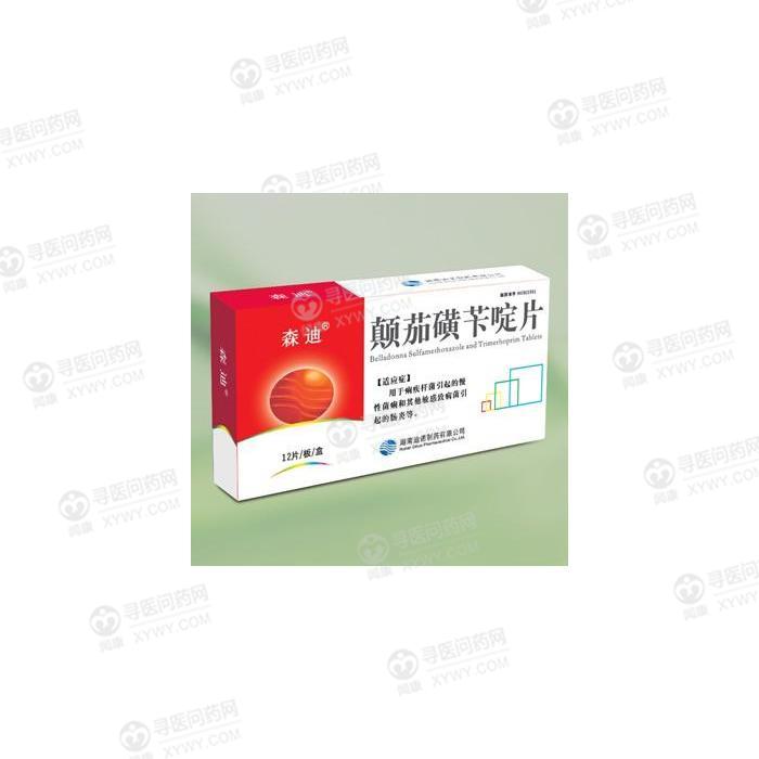 迪诺制药 颠茄磺苄啶片