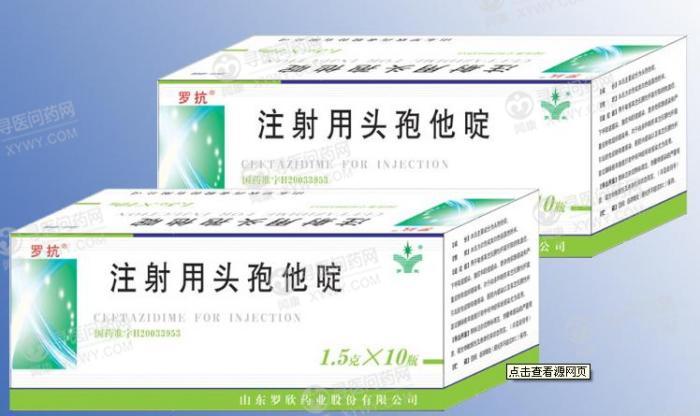 山东罗欣 注射用头孢他啶