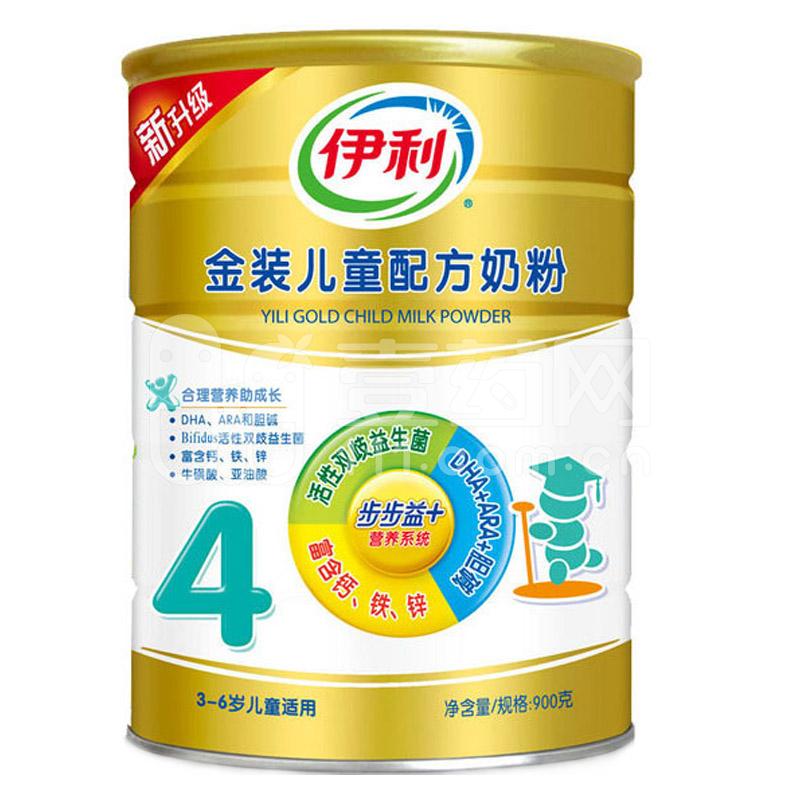 伊利 金装4段儿童配方奶粉 900g